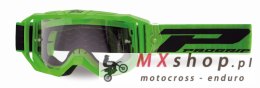 PROGRIP GOGLE PG3300-413 TR VISION KOLOR ZIELONY MAT (SZYBA PG3310 PRZEZROCZYSTA ANTISCRATCH, NO FOG, ANTI UV)