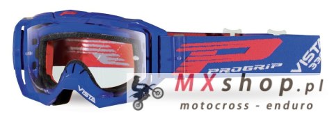 PROGRIP GOGLE PG3303-104 TR VISTA KOLOR NIEBIESKI (SZYBA PG3310 BEZBARWNA, ANTISCRATCH, NO FOG, ANTI UV + SZYBA PG3310 GRATIS) (