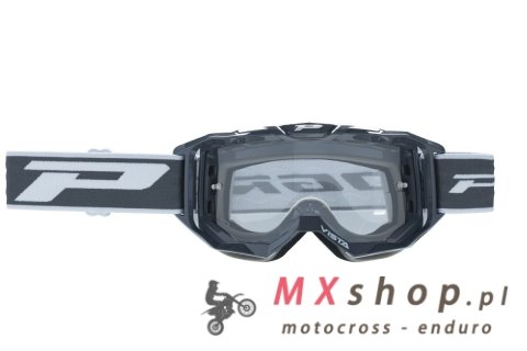 PROGRIP GOGLE PG3303-180 TR VISTA KOLOR SZARY (SZYBA PG3310 BEZBARWNA, ANTISCRATCH, NO FOG, ANTI UV + SZYBA PG3310 GRATIS) (PG33