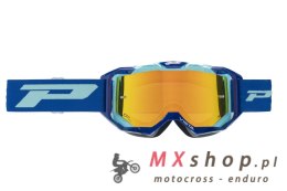 PROGRIP GOGLE PG3303-408 FL VISTA KOLOR NIEBIESKI TURKUSOWY (SZYBA PG3349 POMARAŃCZOWA LUSTRZANA, ANTISCRATCH, NO FOG, ANTI UV +