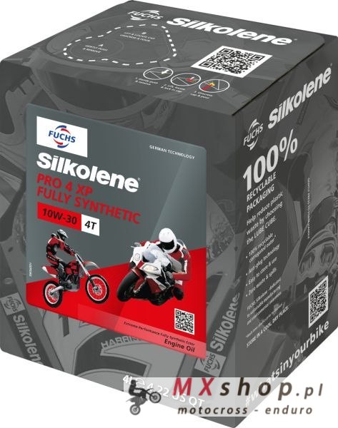 SILKOLENE FUCHS OLEJ SILNIKOWY 100% SYNTETYCZNY ESTER PRO 4 XP 10W30 4L