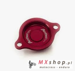 ACCEL POKRYWA FILTRA OLEJU HONDA CRF 250R '18-20, CRF 450R '17-20, CRF 450RX '17-19 KOLOR CZERWONY - PROMOCJA