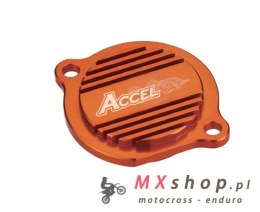 ACCEL POKRYWA FILTRA OLEJU KTM SXF/EXCF 400/450/520/525 '99-'07, SXF/EXCF 250 '06-'12 KOLOR POMARAŃCZOWY