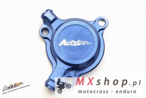 ACCEL POKRYWA FILTRA OLEJU YZF 250 '01-'13, WR 250F '01-'14, KOLOR NIEBIESKI