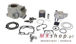 ATHENA CYLINDER KOMPLETNY KAWASAKI KX 125 '03-'07 58MM BIG BORE +4MM (144CCM) KOMPLET Z ZAWOREM WYDECHOWYM I GŁOWICĄ