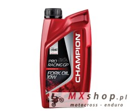 CHAMPION OLEJ DO TELESKOPÓW / AMORTYZATORÓW / ZAWIESZENIA PRORACING GP FORK OIL 10W 1L SYNTETYCZNY (AKC)