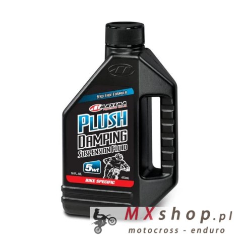 MAXIMA RACING OILS OLEJ DO AMORTYZATORÓW ROWEROWYCH PLUSH DAMPING SUSPENSION FLUID 5 WT 473 ML (12) (AKC)