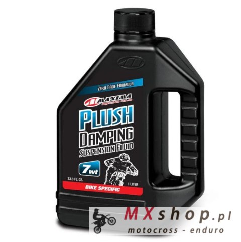 MAXIMA RACING OILS OLEJ DO AMORTYZATORÓW ROWEROWYCH PLUSH DAMPING SUSPENSION FLUID 7 WT 1 LITR (12) (AKC)