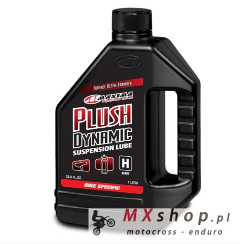 MAXIMA RACING OILS OLEJ DO AMORTYZATORÓW ROWEROWYCH PLUSH DYNAMIC HEAVY (NEW PRODUCT) 1 LITR (12) (AKC)