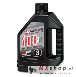 MAXIMA RACING OILS OLEJ DO CENTRALNEGO AMORTYZATORA SYNTHETIC RACING SHOCK FLUID LIGHT 3WT 946 ML (1 LITR) (12) (AKC)