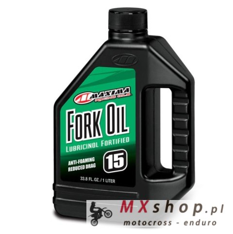 MAXIMA RACING OILS OLEJ DO TELESKOPÓW / AMORTYZATORÓW / ZAWIESZENIA FORK OIL STANDARD HYDRAULIC 15WT. 1 LITR (12) (AKC)