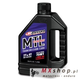 MAXIMA RACING OILS OLEJ PRZEKŁADNIOWY MTL-XL 2-CYCLE TRANSMISSION 75WT. 1 LITR (12) (AKC)