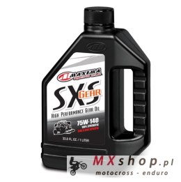 MAXIMA RACING OILS OLEJ PRZEKŁADNIOWY SXS SYNTHETIC GEAR OIL 75W140 1 LITR (12) (AKC)