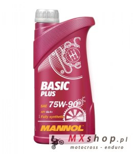 MANNOL BASIC PLUS 75W90 API GL4+ OLEJ PRZEKŁADNIOWY SYNTETYCZNY 1L (75W-90)