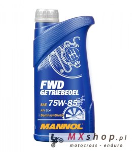 MANNOL FWD GETRIEBEOEL 75W85 API GL4 - OLEJ PRZEKŁADNIOWY PÓŁSYNTETYCZNY 1L (75W-85)