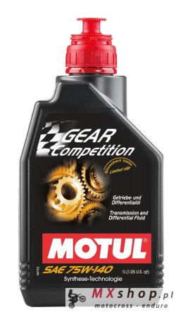 MOTUL GEAR COMPET 75W140 1L OLEJ PRZEKŁADNIOWY, SYNTETYCZNY