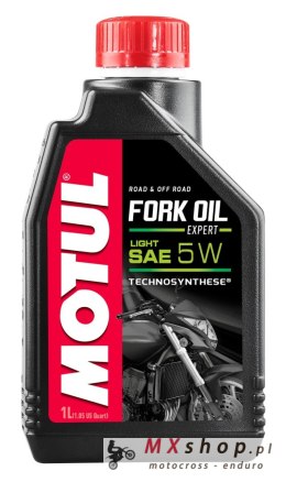 MOTUL OLEJ DO TELESKOPÓW / AMORTYZATORÓW / ZAWIESZENIA FORK OIL LIGHT 'EXPERT' 5W 1L