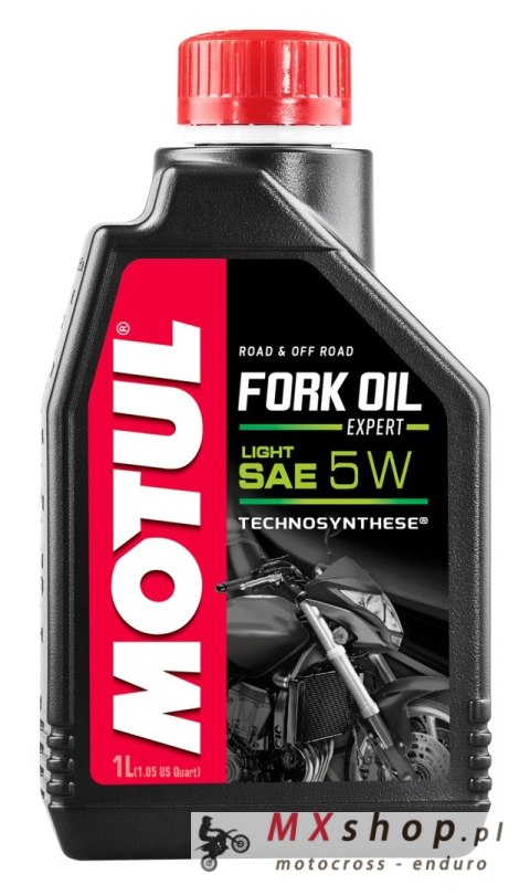 MOTUL OLEJ DO TELESKOPÓW / AMORTYZATORÓW / ZAWIESZENIA FORK OIL LIGHT 'EXPERT' 5W 1L