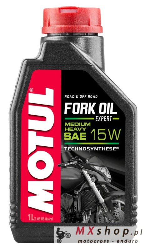 MOTUL OLEJ DO TELESKOPÓW / AMORTYZATORÓW / ZAWIESZENIA FORK OIL MEDIUM/HEAVY 'EXPERT' 15W 1L