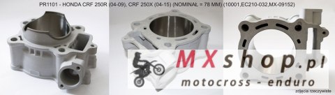 PROMX CYLINDER HONDA CRF 250 R '04-'09 , CRF 250 X '04-'17 (STD 78MM) NICASIL