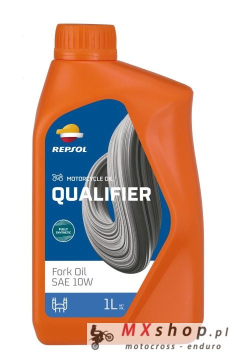 REPSOL OLEJ DO TELESKOPÓW / AMORTYZATORÓW / ZAWIESZENIA QUALIFIER FORK OIL SAE 10W 1L (12) - ZASTĘPUJE RP172X51