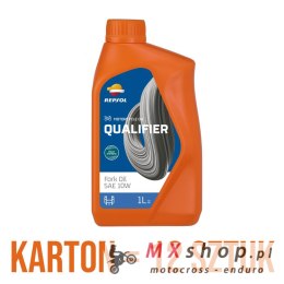REPSOL OLEJ DO TELESKOPÓW / AMORTYZATORÓW / ZAWIESZENIA QUALIFIER FORK OIL SAE 10W 1L - KARTON 12 SZTUK