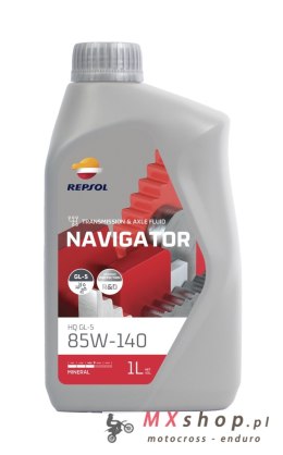 REPSOL OLEJ PRZEKŁADNIOWY NAVIGATOR HQ GL-5 85W140 1L (12) - ZASTĘPUJE RP024S51