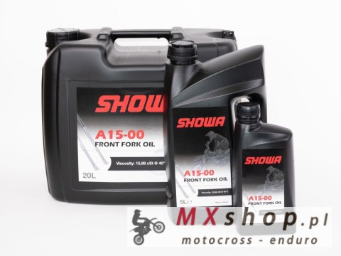 SHOWA OLEJ DO TELESKOPÓW / AMORTYZATORÓW / ZAWIESZENIA FRONT FORK OIL FACTORY A15-00 5W (15,88 cSt) 5L (3) (AKC)