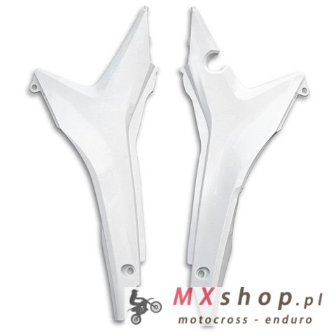 UFO OSŁONY FILTRA POWIETRZA HONDA CRF 250R '14-'17, CRF 450R '13-'16 KOLOR BIAŁY (KOMPLET NA DWIE STRONY)