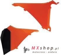 UFO OSŁONY FILTRA POWIETRZA KTM SX '11, EXC '12-'13 KOLOR POMARAŃCZOWY