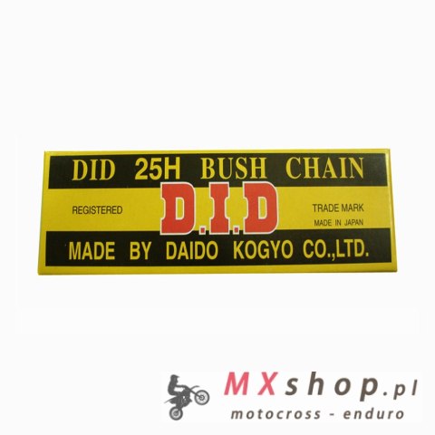 DID ŁAŃCUSZEK ROZRZĄDU 25H-104 (104 OGNIW) (OTWARTY + ZAKUWKA)