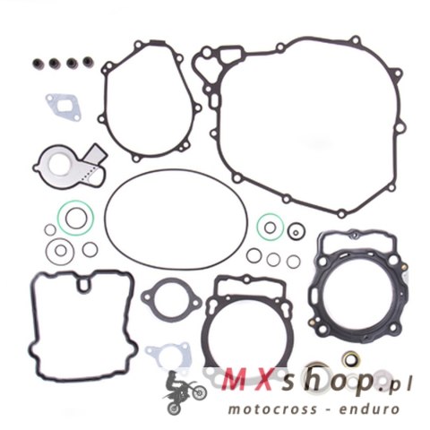 PROX KOMPLET USZCZELEK Z KOMPLETEM USZCZELNIACZY SILNIKOWYCH I USZCZELKĄ POD POKRYWĘ ZAWORÓW KTM SXF 450 '16-'17