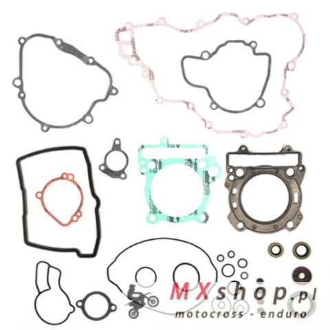 PROX KOMPLET USZCZELEK Z KOMPLETEM USZCZELNIACZY SILNIKOWYCH KTM SXF 250 '05-'12, EXCF 250 07-13