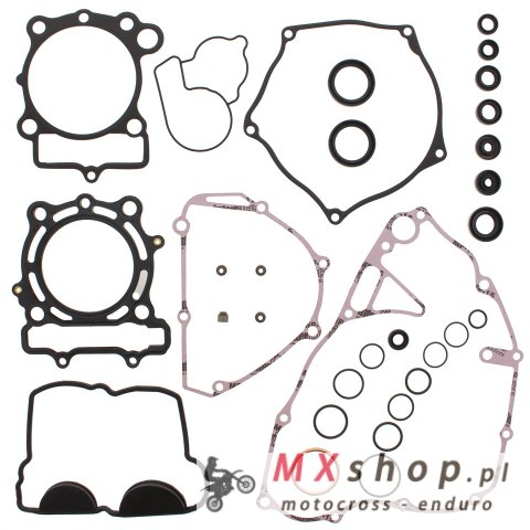 WINDEROSA (VERTEX) KOMPLET USZCZELEK KAWASAKI KXF 250 '09-'16 (Z USZCZELNIACZAMI SILNIKOWYMI) (KX250F)