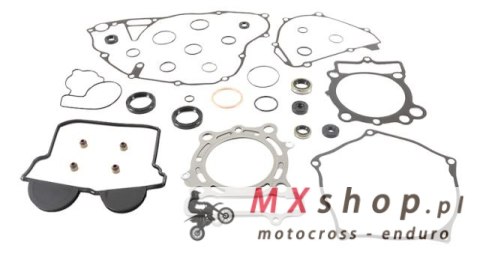 WINDEROSA (VERTEX) KOMPLET USZCZELEK KAWASAKI KXF 250 '17-'19 (Z USZCZELNIACZAMI SILNIKOWYMI)