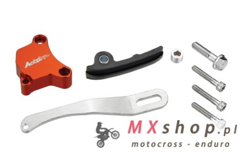 ACCEL OSŁONA SIŁOWNIKA (WYSPRZĘGLIKA) SPRZĘGŁA KTM SXF 350 (KOMPLET) KOLOR CZARNY - PROMOCJA