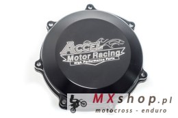 ACCEL POKRYWA SPRZĘGŁA ALUMINIOWA (Z USZCZELKĄ) YAMAHA YZF 250 '03-'14, WR 250F '03-'14 KOLOR CZARNY - PROMOCJA