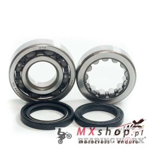 BEARING WORX ŁOŻYSKA WAŁU KORBOWEGO Z USZCZELANIACZAMI HONDA CRF 450R '06-'16 (NTN) (MADE IN JAPAN)