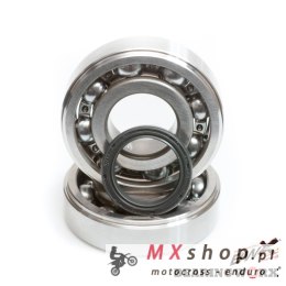 BEARING WORX ŁOŻYSKA WAŁU KORBOWEGO Z USZCZELANIACZAMI KAWASAKI KX 125 88-07 (NTN) (MADE IN JAPAN) (24-1008)