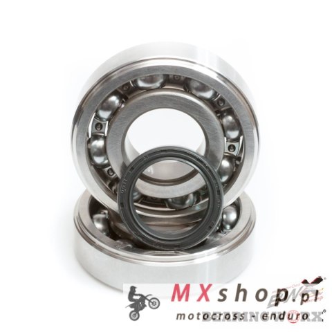 BEARING WORX ŁOŻYSKA WAŁU KORBOWEGO Z USZCZELANIACZAMI KAWASAKI KX 125 88-07 (NTN) (MADE IN JAPAN) (24-1008)