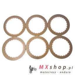 BRONCO PRZEKŁADKI TARCZ SPRZĘGŁOWYCH HONDA XR400R 97-05,TRX500 FOURTRAX 05-11, TRX420 07-11 (124,8X90,3X1,4X24T)-6X (6 SZT.) (PS