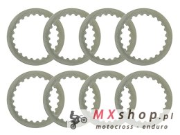 BRONCO PRZEKŁADKI TARCZ SPRZĘGŁOWYCH KTM EXC 250 02-03, EXC 450 06-08, SX 450 03 02-03 (134,5X100,0X1,4X24T)-4X, (134,5X100,0X1,