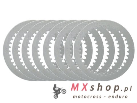 BRONCO PRZEKŁADKI TARCZ SPRZĘGŁOWYCH SUZUKI DRZ400 00-12, LTZ400 03-04 (139,9X105,2X1,6X37T)-7X (7 SZT.) (PS071A)