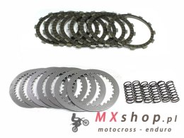 BRONCO TARCZE, PRZEKŁADKI I SPRĘŻYNY SPRZĘGŁOWE (KOMPLET) KAWASAKI KLX 400 R '03, SUZUKI DRZ 400 '00-20 (EBS3433) (EBS079) (AT-0