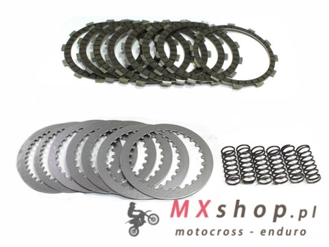 BRONCO TARCZE, PRZEKŁADKI I SPRĘŻYNY SPRZĘGŁOWE (KOMPLET) KAWASAKI KLX 400 R '03, SUZUKI DRZ 400 '00-20 (EBS3433) (EBS079) (AT-0