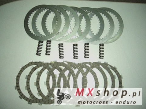 BRONCO TARCZE, PRZEKŁADKI I SPRĘŻYNY SPRZĘGŁOWE (KOMPLET) SUZUKI LTR 450 06-12 (EBS3450) (EBS125)