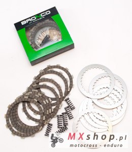 BRONCO TARCZE, PRZEKŁADKI I SPRĘŻYNY SPRZĘGŁOWE (KOMPLET) YAMAHA YFZ 450 04-07, YFM 700 RAPTOR 06-07 (EBS2364) (EBS017)