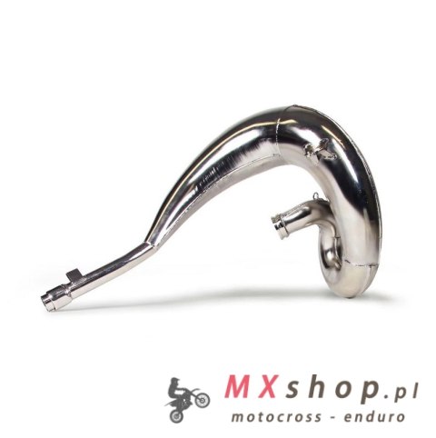 DEP PIPES ARMOURED DYFUZOR/KOMORA/TUBA REZONANSOWA NIKLOWANA (FRONT EXHAUST PIPE NICKEL): SUZUKI RM250 `03-06 (WZMOCNIONY 1,2MM)