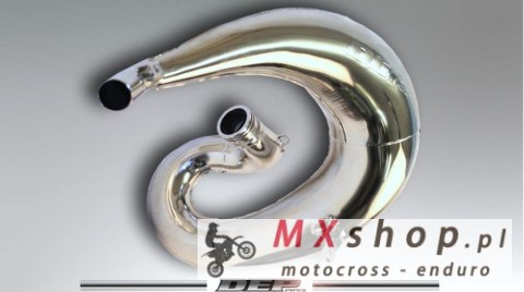 DEP PIPES PROMOCJA DYFUZOR/KOMORA/TUBA REZONANSOWA NIKLOWANA (FRONT EXHAUST PIPE NICKEL): HONDA CR 250 '97-'99 (NA ZAMÓWIENIE)