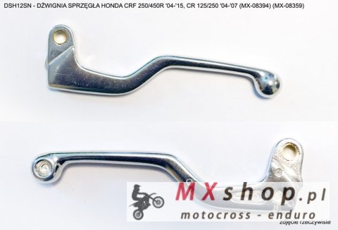 PSYCHIC DŹWIGNIA SPRZĘGŁA HONDA CRF 250 / 450 R '04-'20, CR 125 / 250 '04-'07, CRF 250 X '04-'19, CRF 450 X '05-'18 KOLOR SREBRN